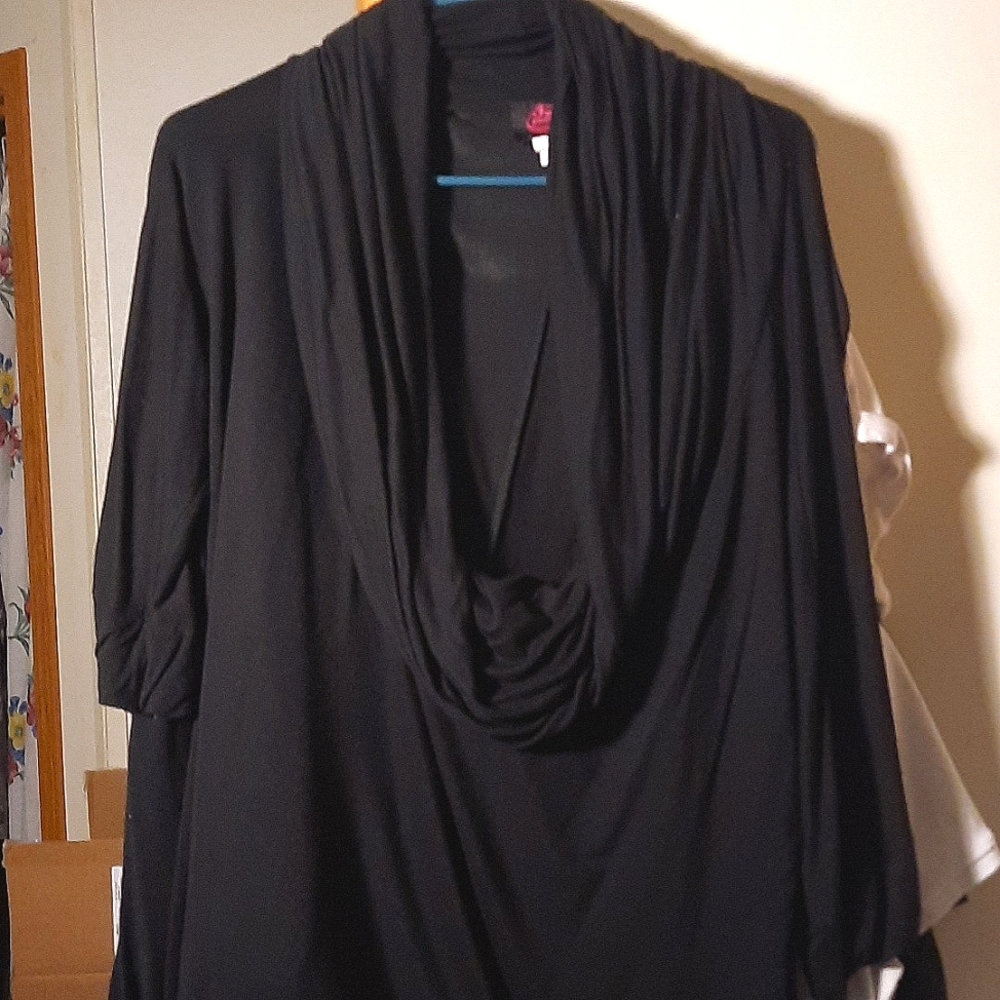 Cowl Neck Top/3 Way Poncho